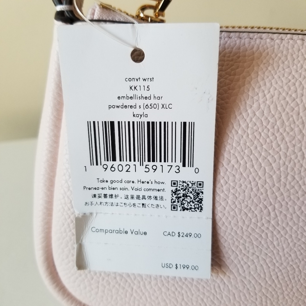 Kate Spade Kayla Convertible Wristlet Bag New With Minor Imperfection - Picture 9 of 12